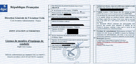 Licence m